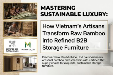 Mastering Sustainable Luxury: How Vietnam’s Artisans Transform Raw Bamboo into Refined B2B Storage Furniture